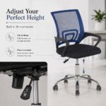 Herald Office Chair - Blue/Black - With 2-Year Warranty