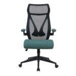 Atrosia High Back Office Chair - Black/Green