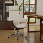Russo High Back Office Chair - Beige