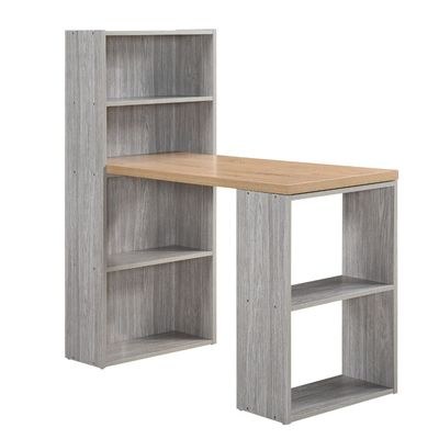 Haslem Writing Desk-Grey/Beige-With 2-Years Warranty - Image 2