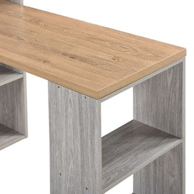 Haslem Writing Desk-Grey/Beige-With 2-Years Warranty - Image 3