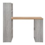 Haslem Writing Desk-Grey/Beige-With 2-Years Warranty