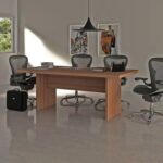 Kinsey Office Table-Brown