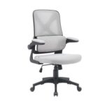 Nevel Mid Back Office Chair-Grey/Black-With 3-Year Warranty