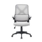 Nevel Mid Back Office Chair-Grey/Black-With 3-Year Warranty