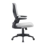 Nevel Mid Back Office Chair-Grey/Black-With 3-Year Warranty