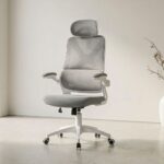 Modway High-Back Office Chair - Grey/White - With 3-Year Warranty
