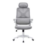 Modway High-Back Office Chair - Grey/White - With 3-Year Warranty