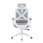 Norway High-Back Office Chair-Grey/White-With 3-Year Warranty