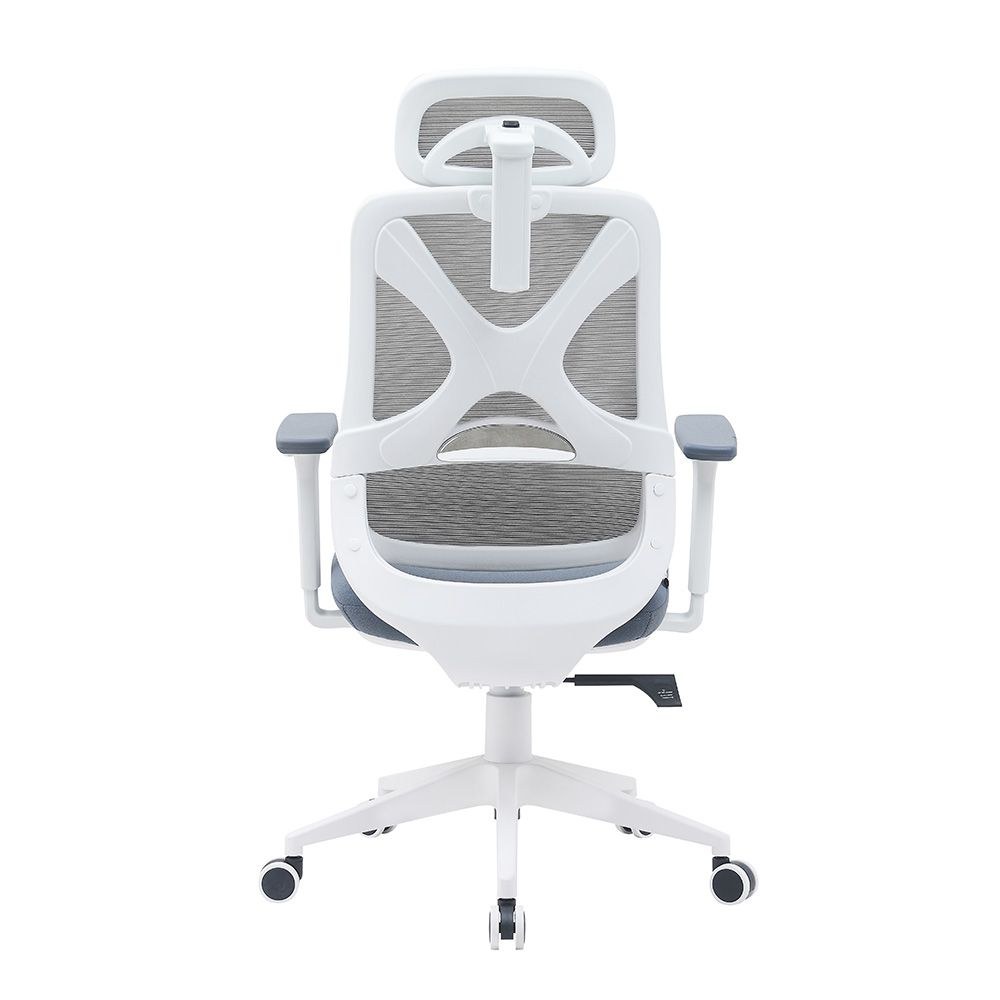 Norway High-Back Office Chair-Grey/White-With 3-Year Warranty - Image 4