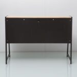 Gracyn Study Desk-Oak/Black-With 2-Year Warranty