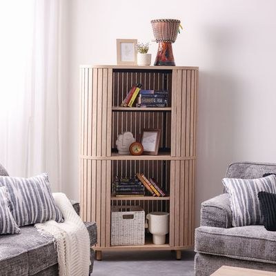 Calibra Bookcase-Whitewash Oak-With 2-Year Warranty - Image 5