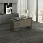 Eupen Office Desk - Grey - With 5-Year Warranty