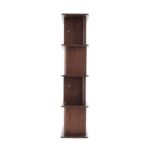 Alhamra Bookcase/Display Cabinet-Dark Brown-With 2-Year Warranty