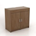 Ovela 2 Door Study desk With Pull-out top table-Walnut