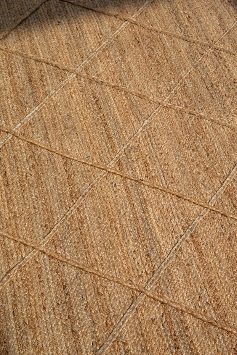 Jute Diamond Patterned Rug (170x240 CM) - Image 2