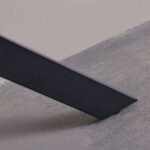 Leonardo Coffee Table-Glass/Powder Coated Black