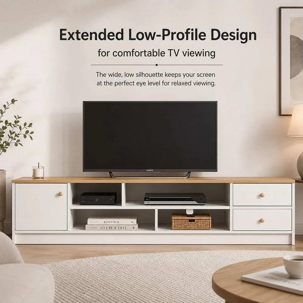 Gianni TV Unit for TVs up to 50 Inches with Storage - Image 3