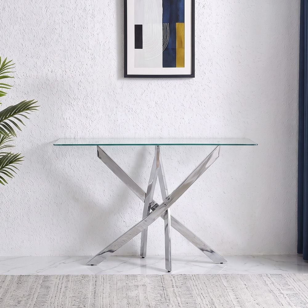 Leonardo L 120 x W 40 x H 77 cm Console Table-2 Years Warranty - Image 3