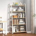 Lia Display Shelf-Natural Oak/White