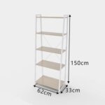Lia Display Shelf-Natural Oak/White