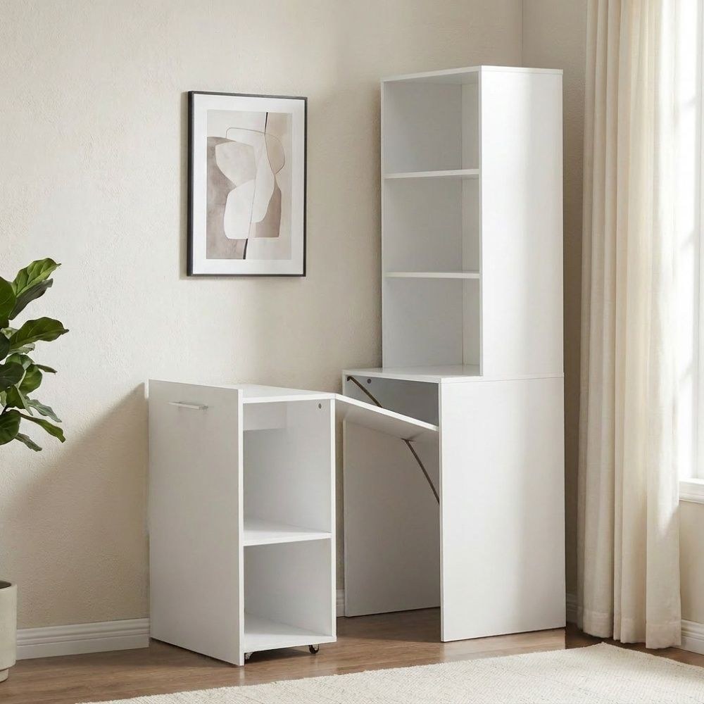 Ivana Multifunctional Office Desk-White - Image 2