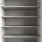Bill 2 Door Shoe Cabinet 22 pairs-White/Oak