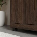 Bill 2 Door Shoe Cabinet 22 pairs-Wenge/Oak