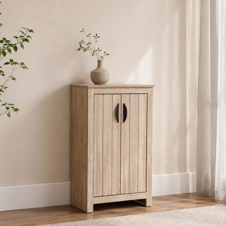 Anton 2 Door Shoe Cabinet - Sonoma Oak