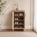 Anton 2 Door Shoe Cabinet - Sonoma Oak