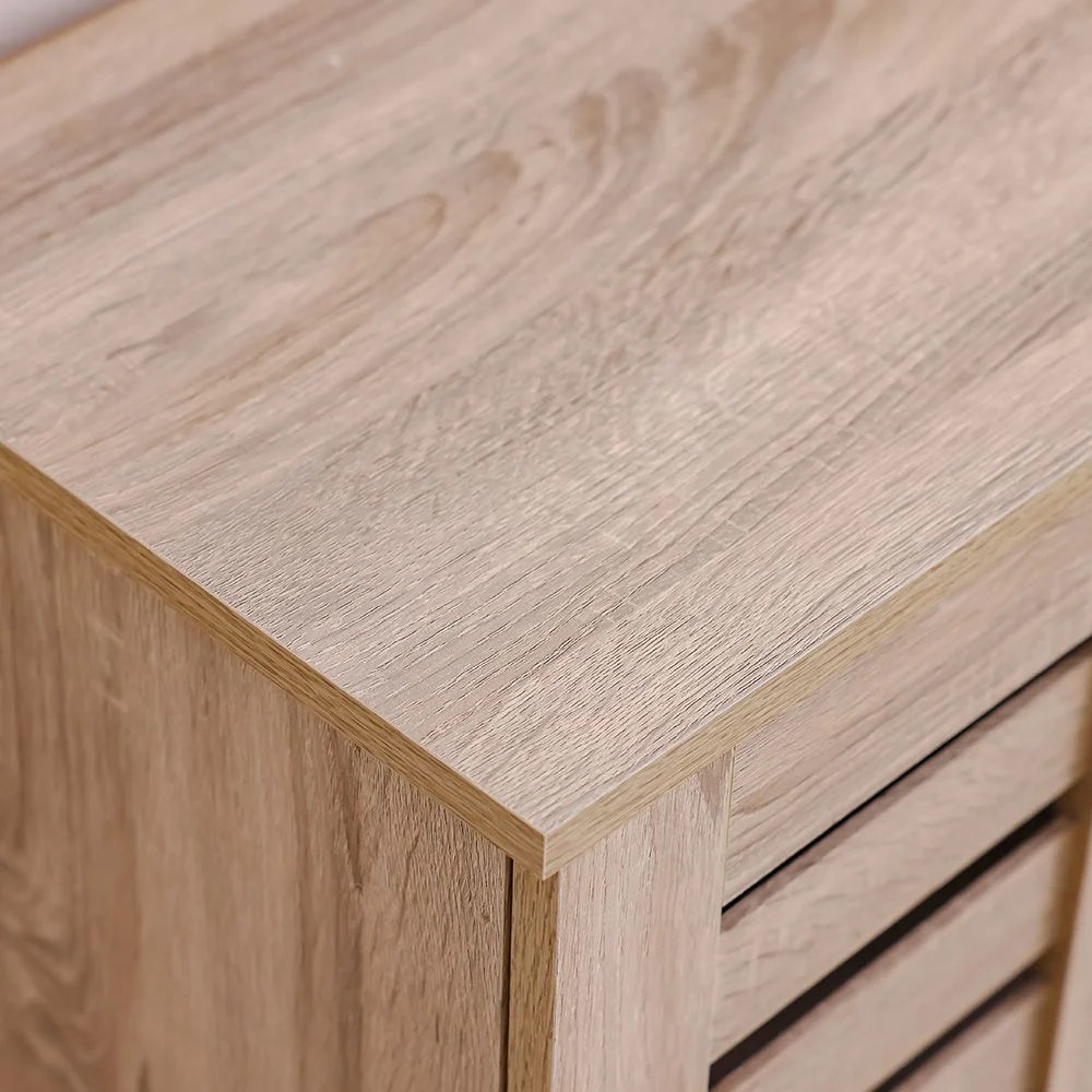 Jax 3 Door Shoe Cabinet For 14 Pairs - Sonoma Oak - Image 5