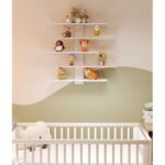 Colees 5-Tier Wall Shelf 85Lx11.5Wx70H cm - Oak/White - With 2-Year Warranty