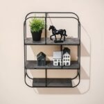 Mary Wall Shelf W 42xD 11.5xH 60 cm - Grey - With 2-Year Warranty