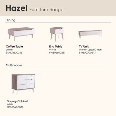 Hazel End Table-White - Image 4