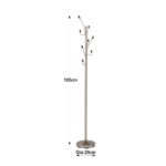Barak Coat Hanger-Satin Nickel