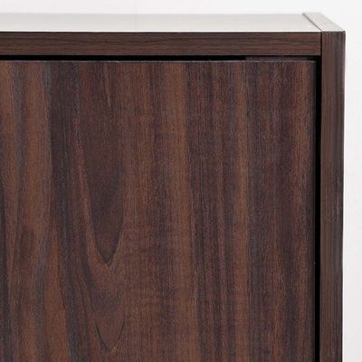 Carlotta 3-Door Storage Cabinet-Walnut-With 2-Year Warranty - Image 5