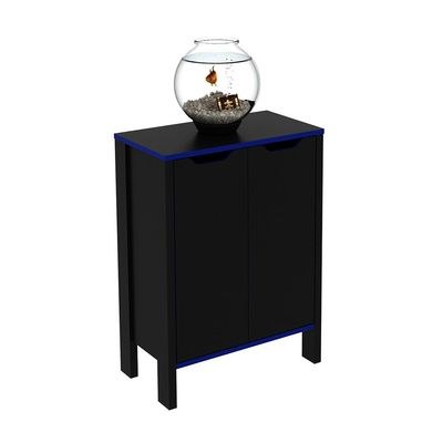 Atlaz Storage Cabinet with 2 Doors-Blue/Black-With 2-Year Warranty - Image 3