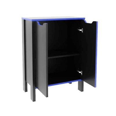 Atlaz Storage Cabinet with 2 Doors-Blue/Black-With 2-Year Warranty - Image 4
