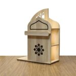 Zahwa Side table With LED Lights - Oak