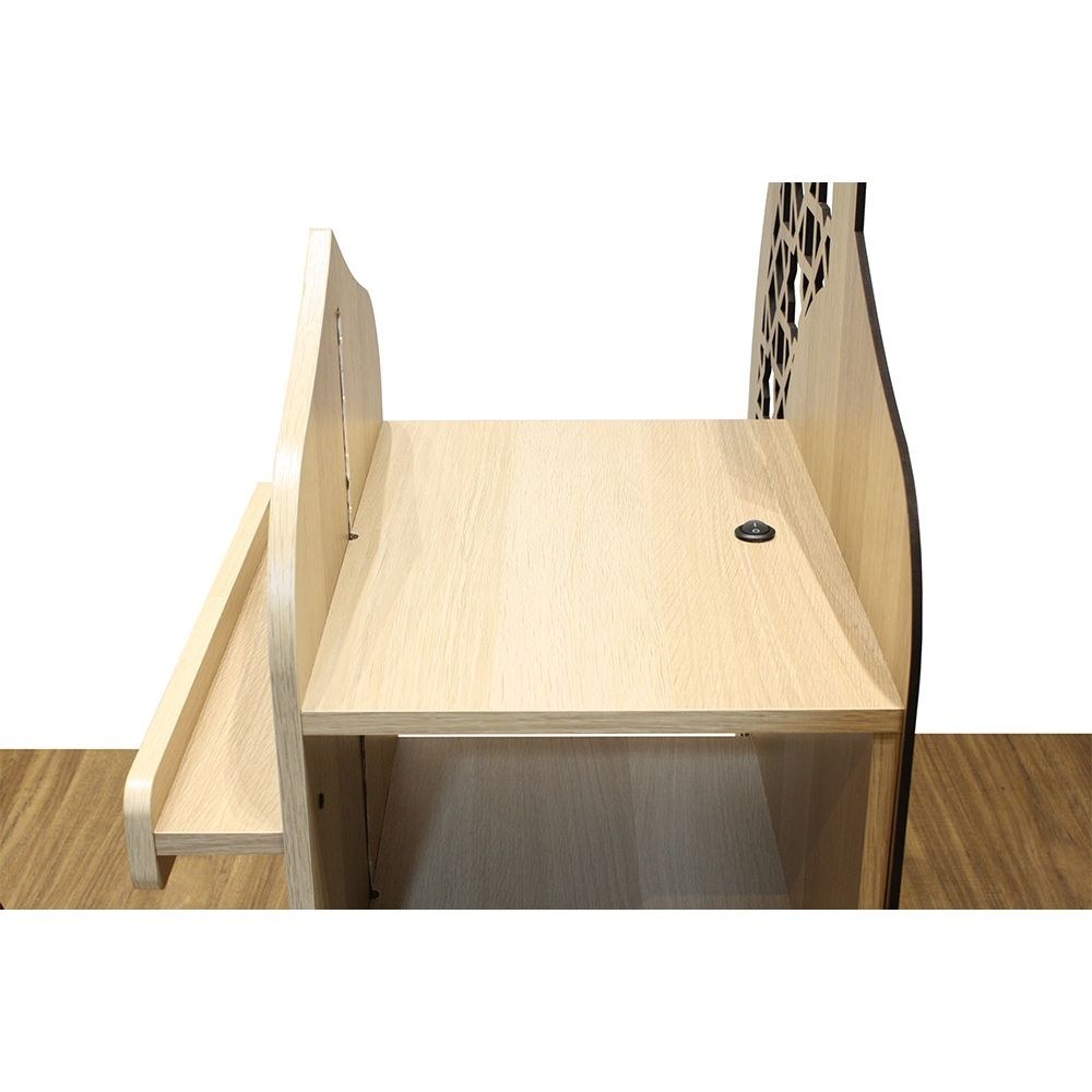 Zahwa Side table With LED Lights - Oak - Image 5