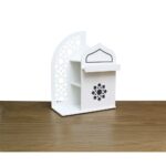 Zahwa Side Table With LED Lights -White