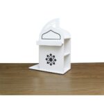 Zahwa Side Table With LED Lights -White