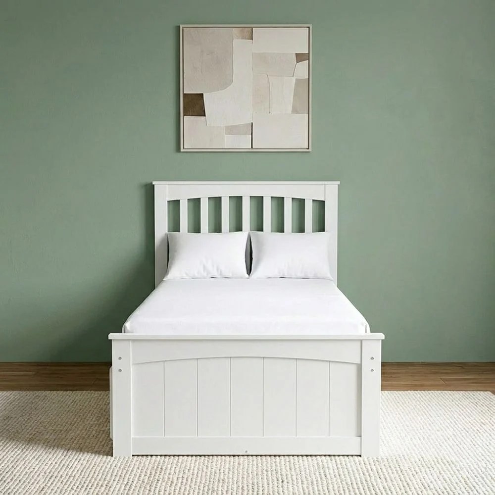 Ultron 90x190 Captain Bed with 3 Drawers-White-With 2-Year Warranty - Image 2