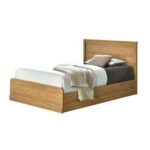 Zirco Single Bedroom Set-Brown Oak-With 2-Year Warranty