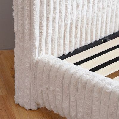 Fritz 150x200 Queen Bed-Cream-With 2-Year Warranty - Image 2