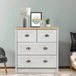 Cambridge 4-Drawer Young Dresser - Oak & White Oak - With 2-Year Warranty