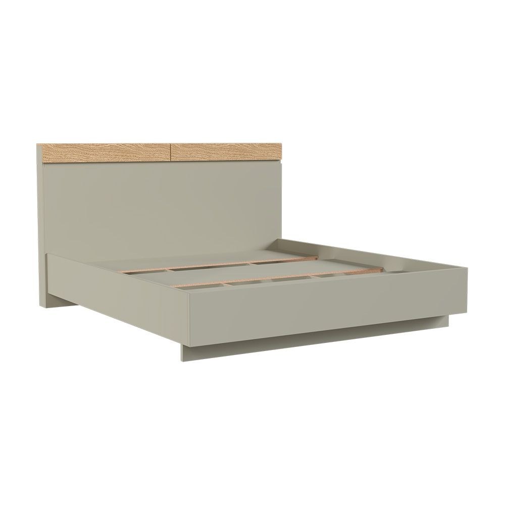Bellano 120x200 Young Bedroom Set- Taupe/Oak - Image 2