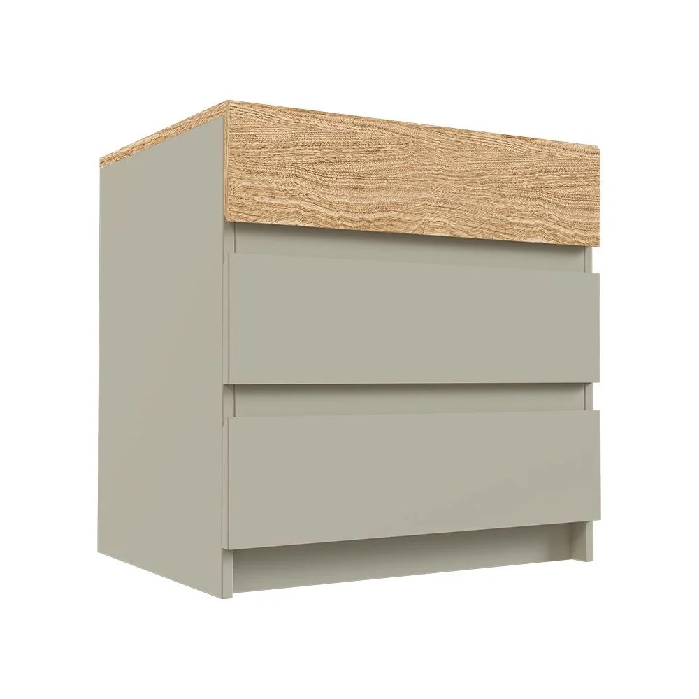 Bellano 120x200 Young Bedroom Set- Taupe/Oak - Image 4