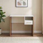 Gordion Study Desk- Light Cream