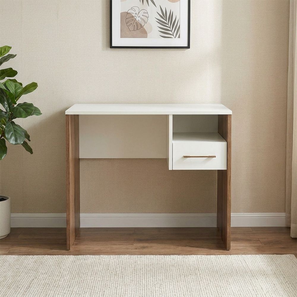 Gordion Study Desk- Light Cream - Image 2